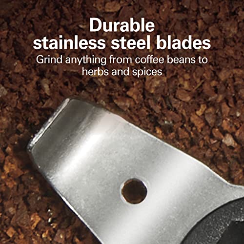 Electric Coffee Grinder for Beans, Spices & More, Stainless Steel Blades C462