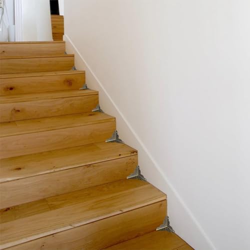 Stair Dust Corners for Wooden Steps, Antique Star Design J540