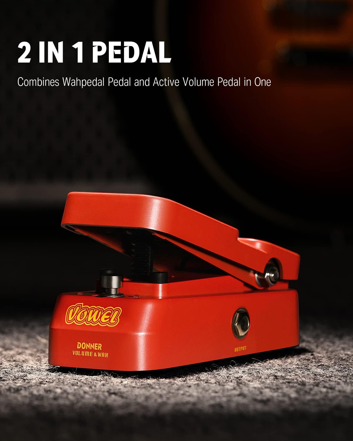Guitar Tuner Pedal with Wah Effect X44807