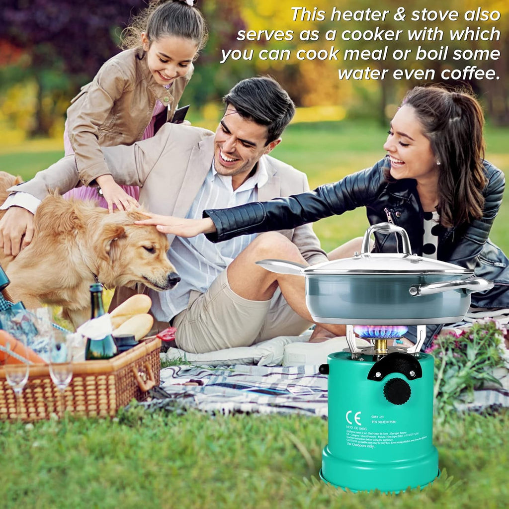 Portable Propane Heater & Stove for Camping, Ice Fishing, Hunting X7762
