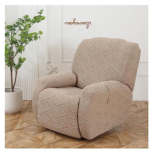 Recliner Slipcover with Side Pocket, Anti-Slip Elastic Furniture Protector B7194
