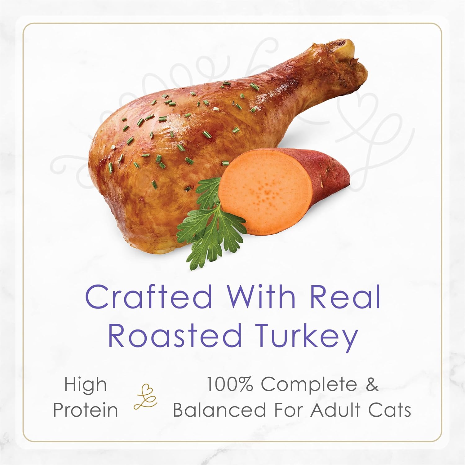 Wet Cat Food, Turkey & Sweet Potato Entree, 12-Pack W35042