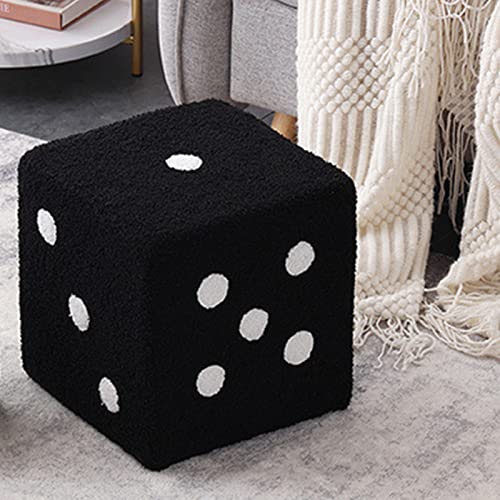 Dice Foot Rest Stool Cube for Living Room Bedroom Office E95259