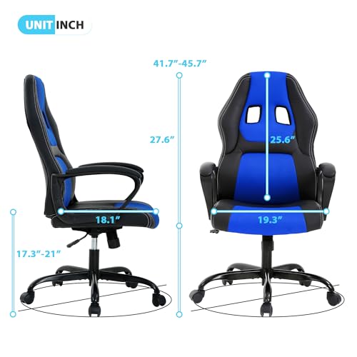 Gaming Chair with Lumbar Support, Adjustable Height T288