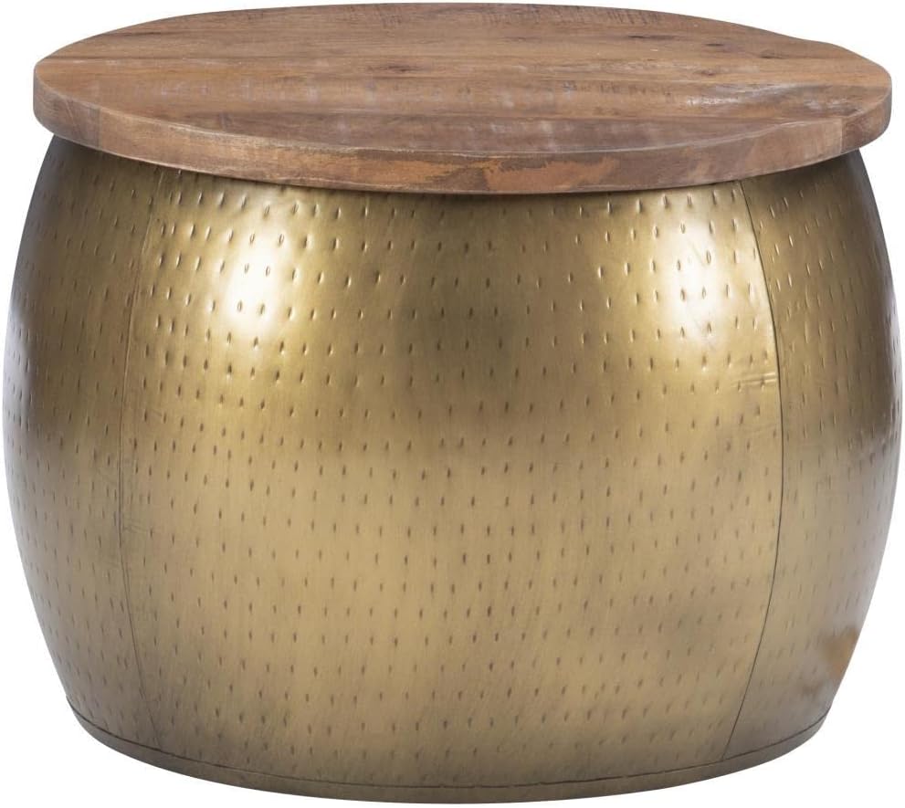 Gold Drum with Storage X6804