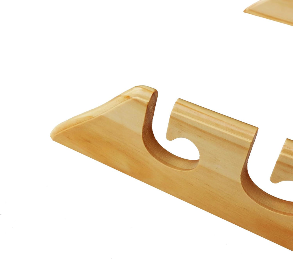 Solid Pine Wall Fishing Rod Rack W871198
