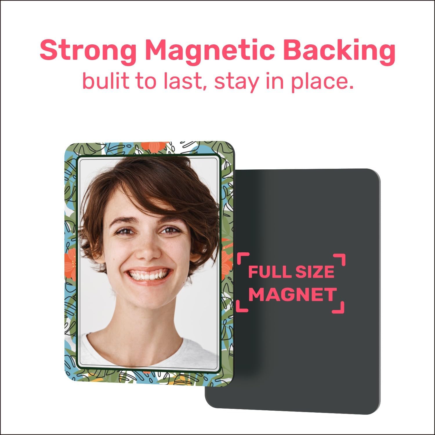 Magnetic Mirrors for Locker, 2 Pack, 5x7 Inch W110