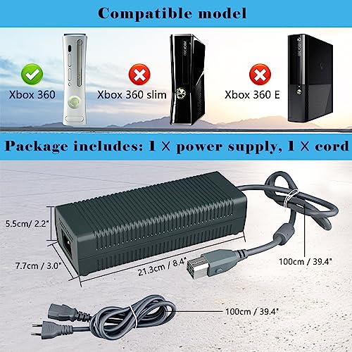 Xbox 360 AC Adapter Power Supply 203W W5250