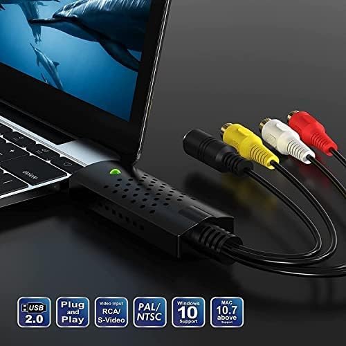 USB Video Capture Card for RCA to Digital Conversion L103206