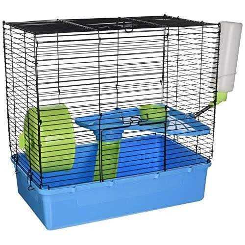 Blue 2 Story Hamster Cage A2081
