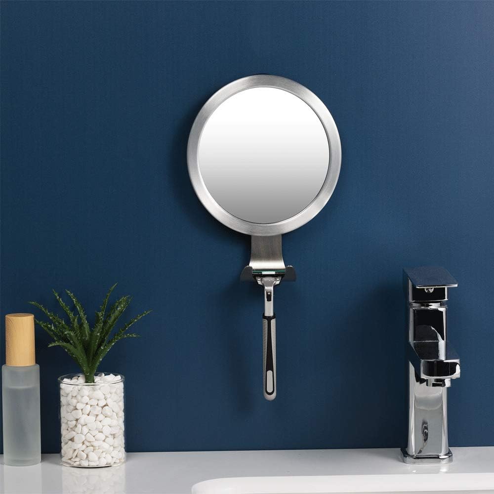 Shaving Mirror with Razor Holder, Fogless for Bathroom V66397