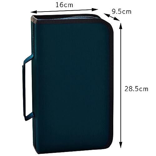 CD Case DVD Storage Holder, Portable CD Wallet, 128 Capacity Q443572