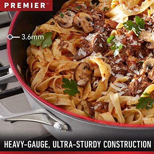 11-Piece Nonstick Pots and Pans Set, Dishwasher Safe, Black H70358