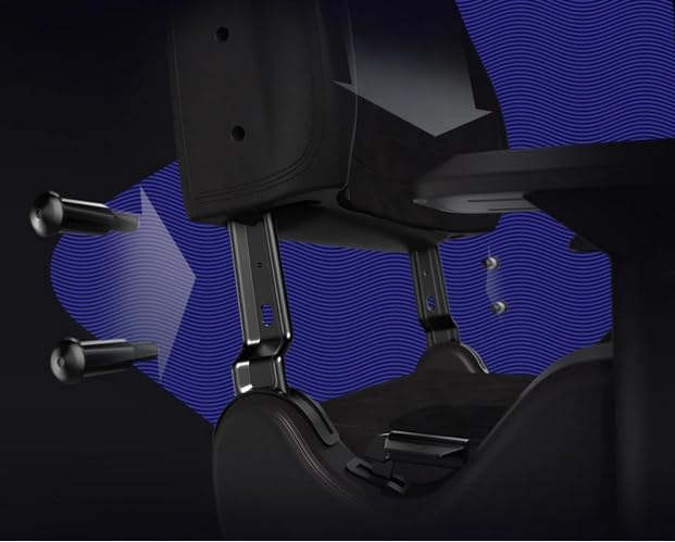 Ergonomic Big & Tall Gaming Chair with Lumbar Support and RGB LED Upgradeable K352