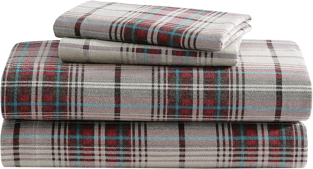 Queen Flannel Sheets, Brushed for Extra Softness C363329