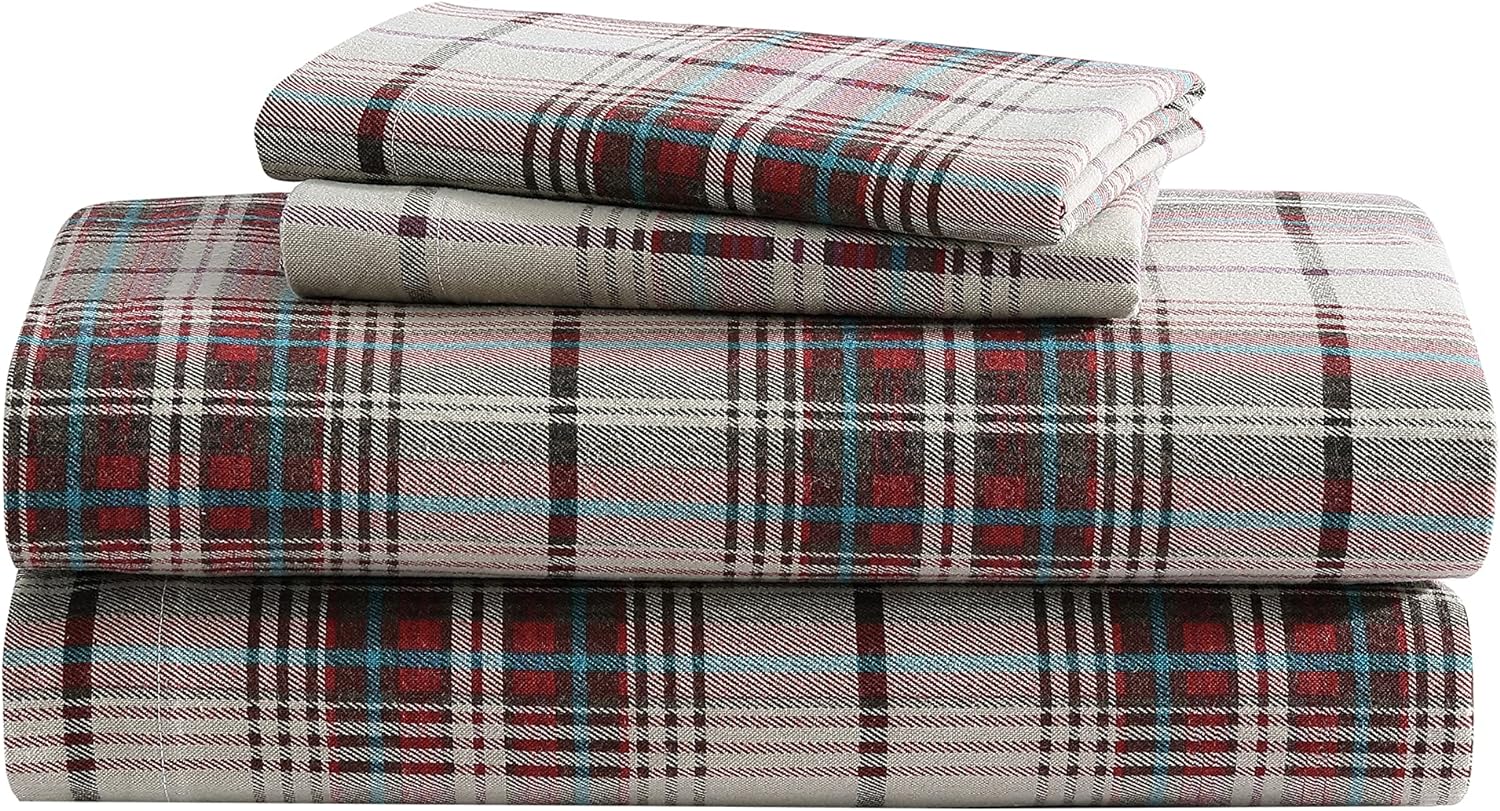 Queen Flannel Sheets, Brushed for Extra Softness C363329