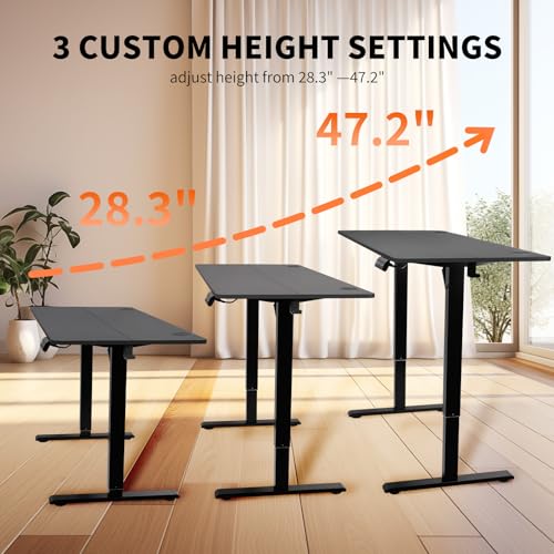 Height Adjustable Electric Standing Desk Frame for Home Office U196139