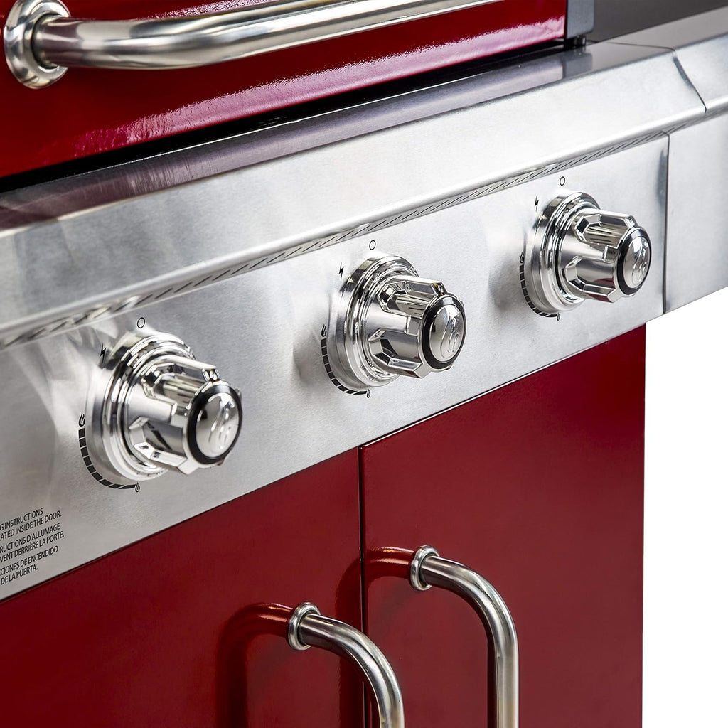3 Burner Red LP Gas Grill H787