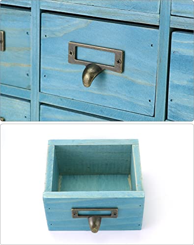 Wooden Desk Drawer Organizer with 9 Drawers for Home Office Storage M7362