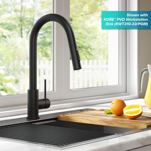 Modern Single-Handle Touch Kitchen Sink Faucet with Pull Down Sprayer in Spot Free Stainless Steel E339584