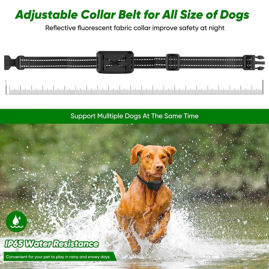 Wireless Dog Fence for 2 Dogs with Remote Training Collar E741868