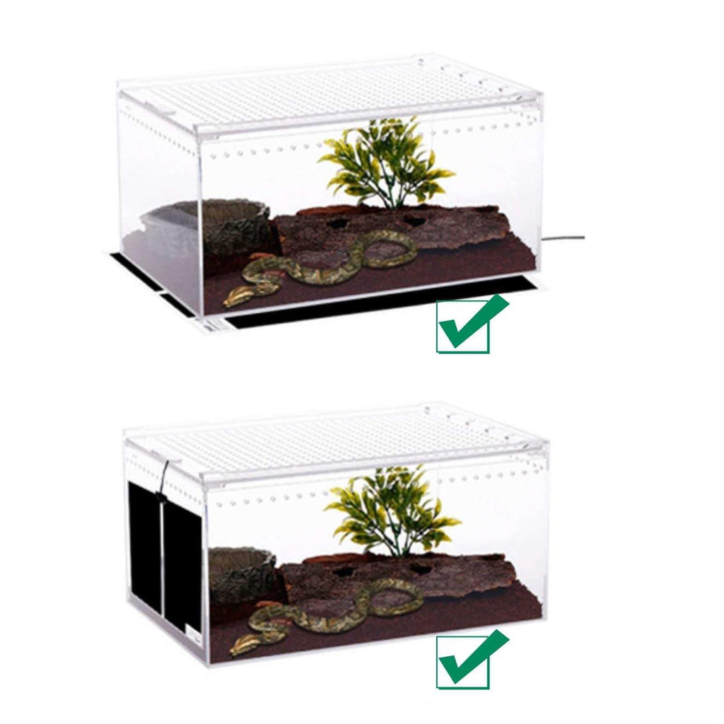 Reptile Heating Pad with Temperature Adjustment 7W Heat Mat for Reptiles U9786