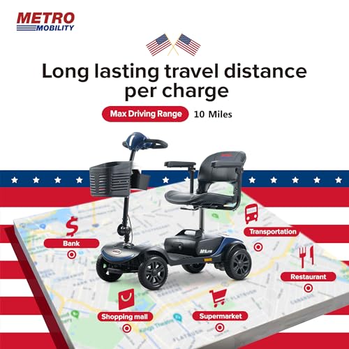 Compact 4-Wheel Mobility Scooter for Seniors and Adults T497782