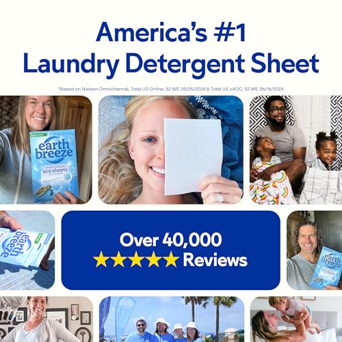 Laundry Detergent Sheets Fresh Scent, 60 Loads Y207