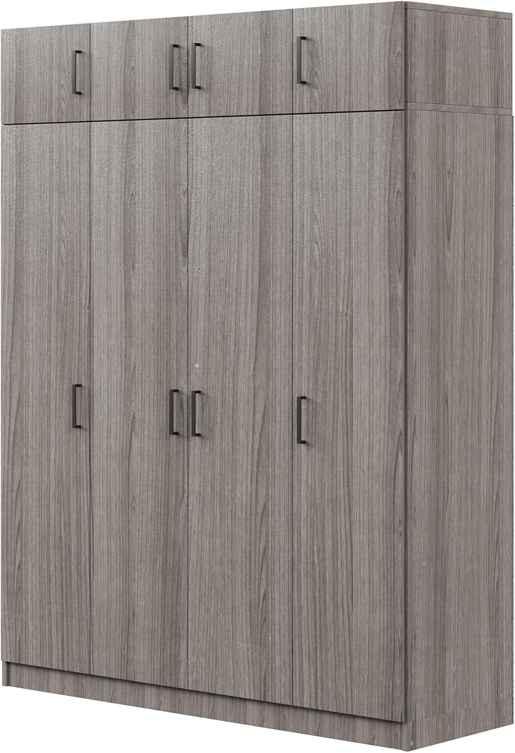 Wooden Armoire Wardrobe with Drawer and Shelves for Bedroom O750