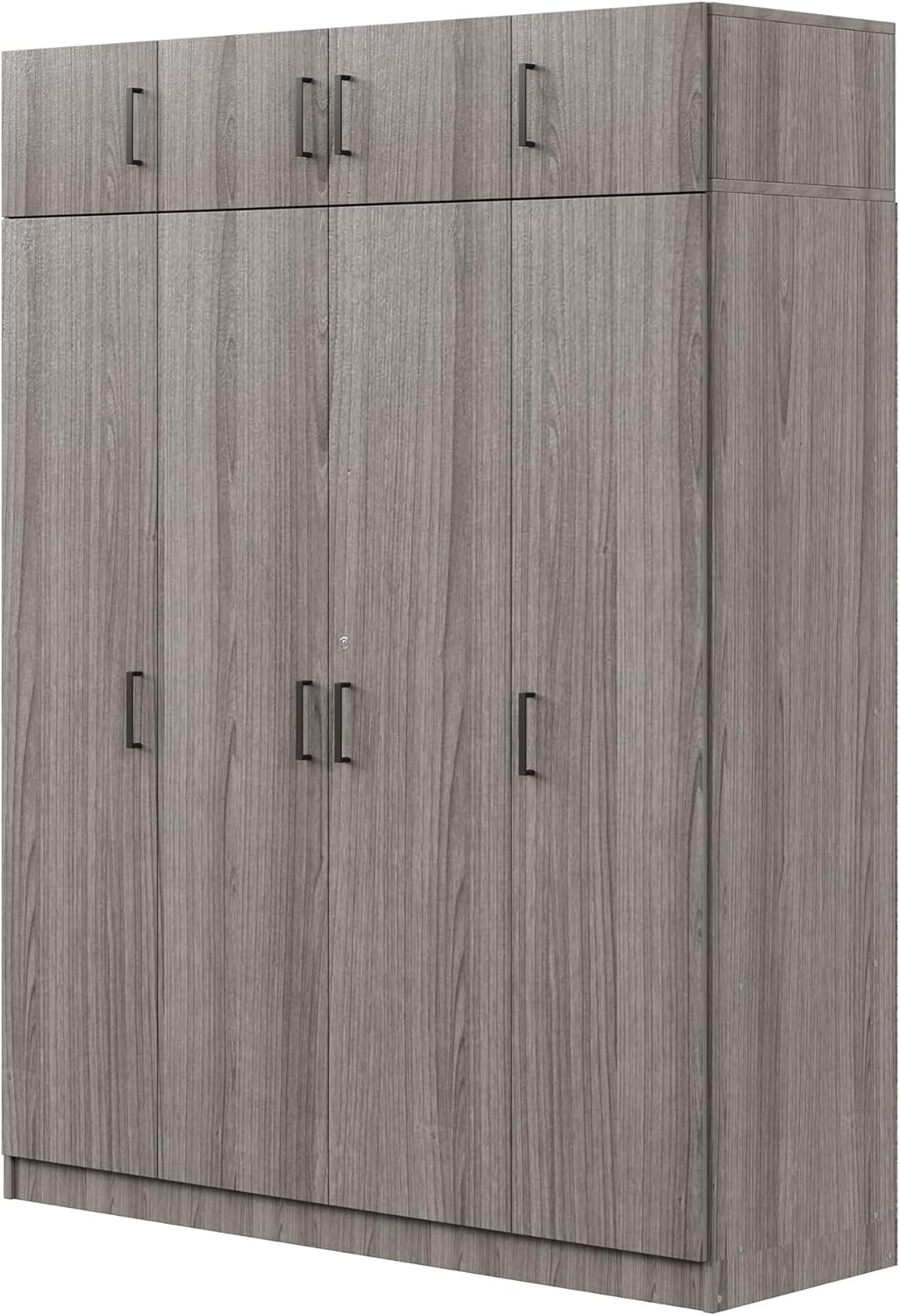 Wooden Armoire Wardrobe with Drawer and Shelves for Bedroom O750