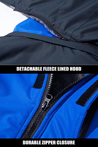 Men's Winter Ski Snow Jacket Water Resistant Warm Fleece S271881