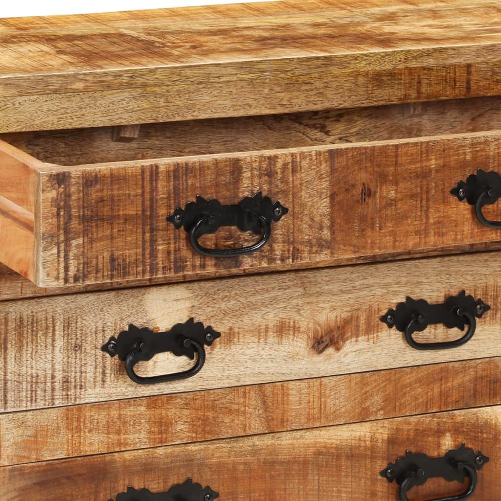 Sideboard with 3 Drawers, Solid Mango Wood, Brown S9705