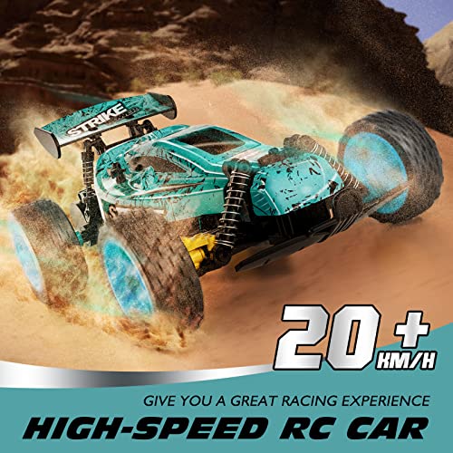 RC Car Remote Control Buggy, 2WD Offroad, 40 Mins Play, Blue L7678