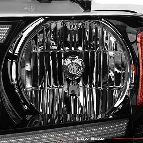 Chrome LED Tube Headlights for 2004-2008 Ford F150 & 06-08 Lincoln Mark LT F438