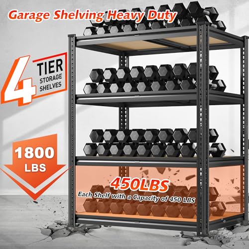 Heavy Duty 5-Tier Garage Storage Shelving Unit, 2 Pack B25262