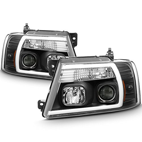 Fits 2004-2008 Ford F150 LED Projector Headlights Pair G38468