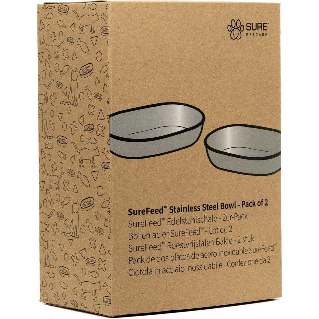 Stainless Steel Bowl Set for Microchip Pet Feeder O6317