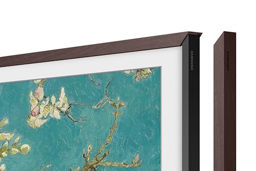 43 Inch 4K Smart Quantum HDR TV with Customizable Bezel - Modern Brown E727273