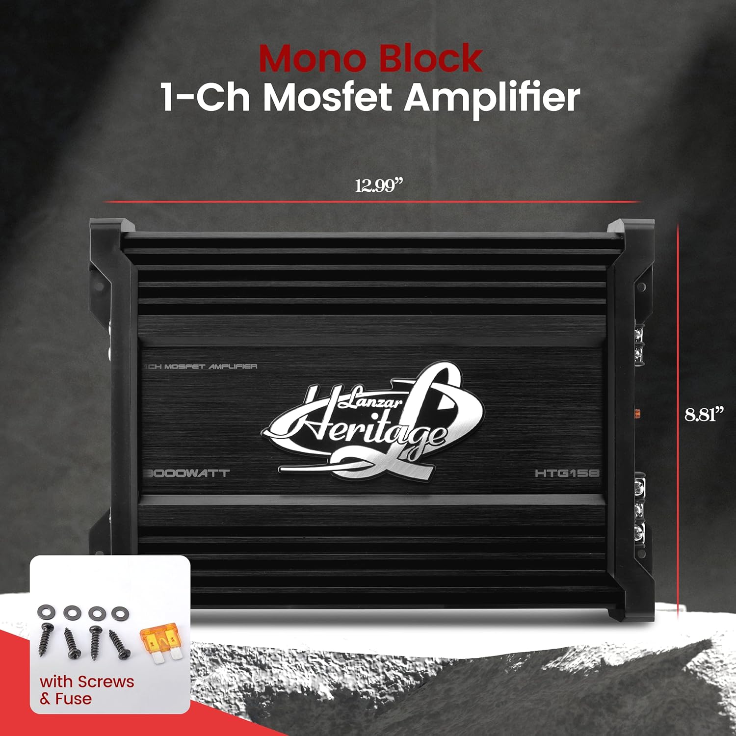 Car Amplifier Monoblock, 1 Channel, 3000 Watt, 2 Ohm D664130