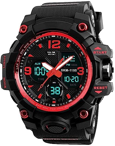 Men's Military Sports Watch with LED Digital Display Z184006