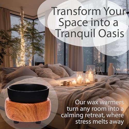 White Farmhouse Wax Warmer for Scented Wax - Electric Plug In Q9666
