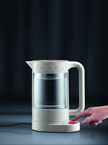 Electric Water Kettle for Coffee & Tea, BPA-Free, Auto Shut-Off, White X253652