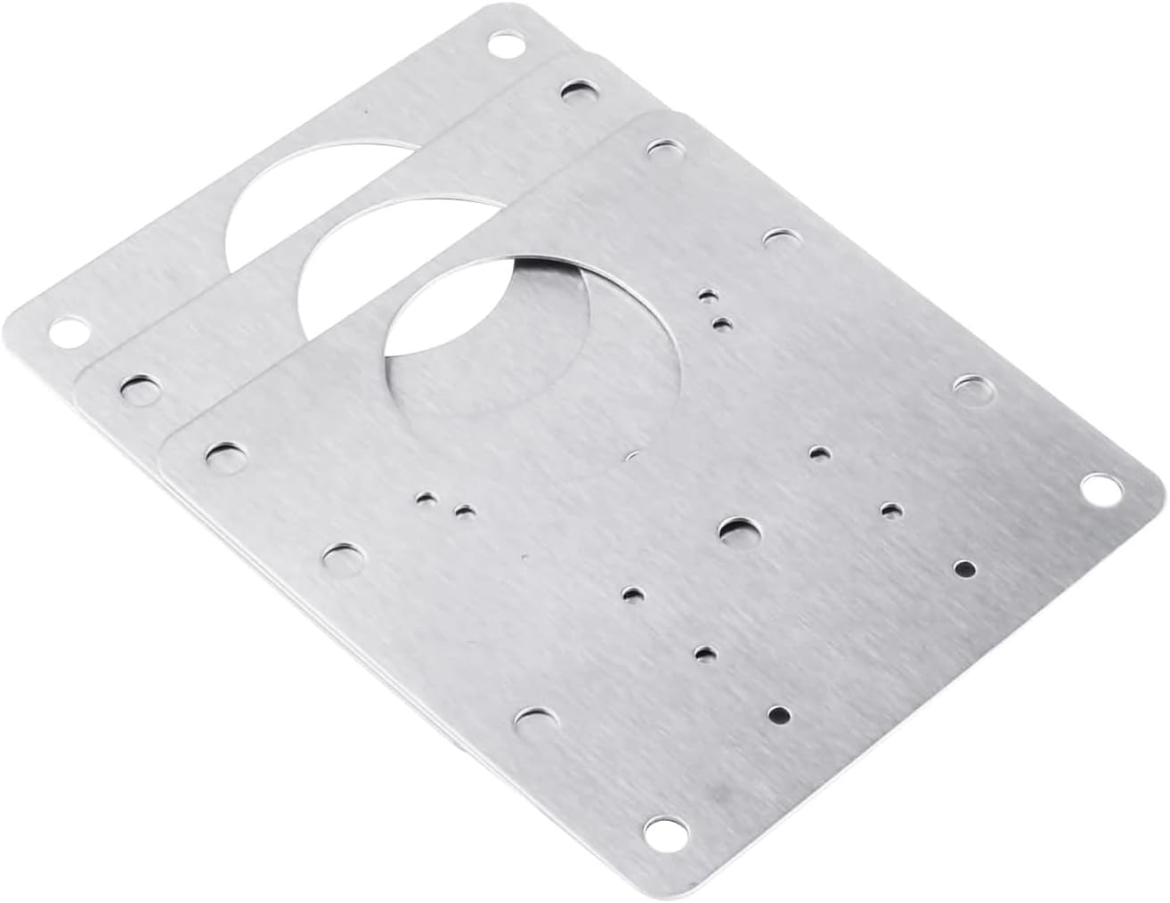 Hinge Repair Plate Kit, Stainless Steel with Mounting Screws S816