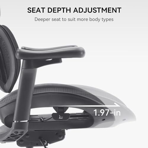 Ergonomic Office Chair with Lumbar Support and Adjustable Armrests L938155