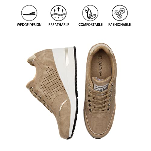 Women's Dressy Platform Wedge Sneakers G560428