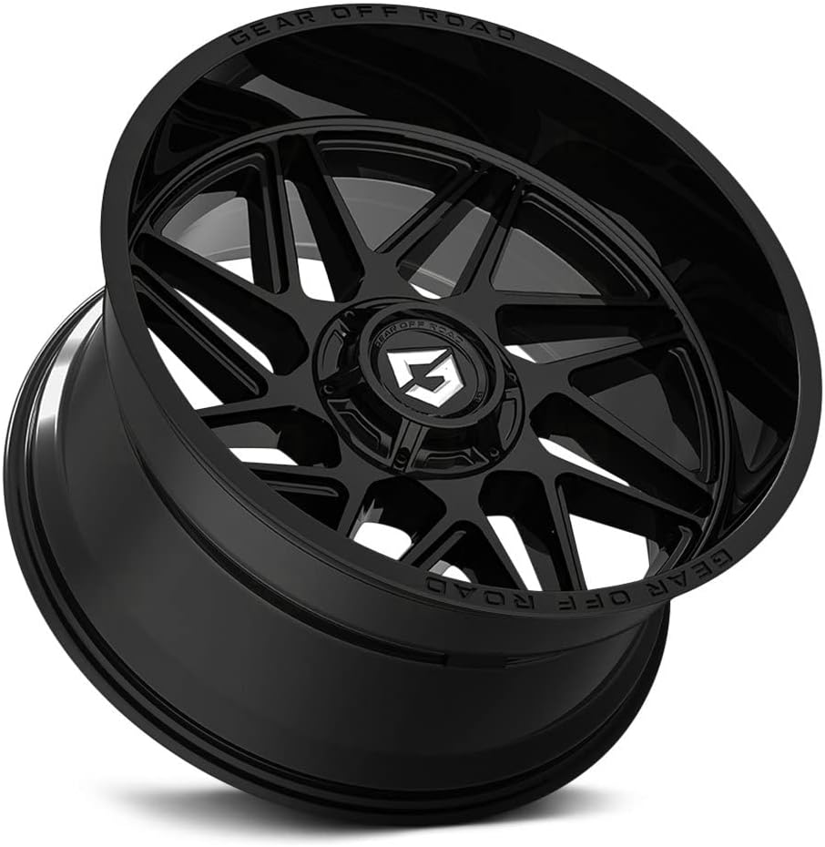 22x10 Custom Wheel - 10 Offset, 6x139.7 Bolt Pattern, Black Rim T7949