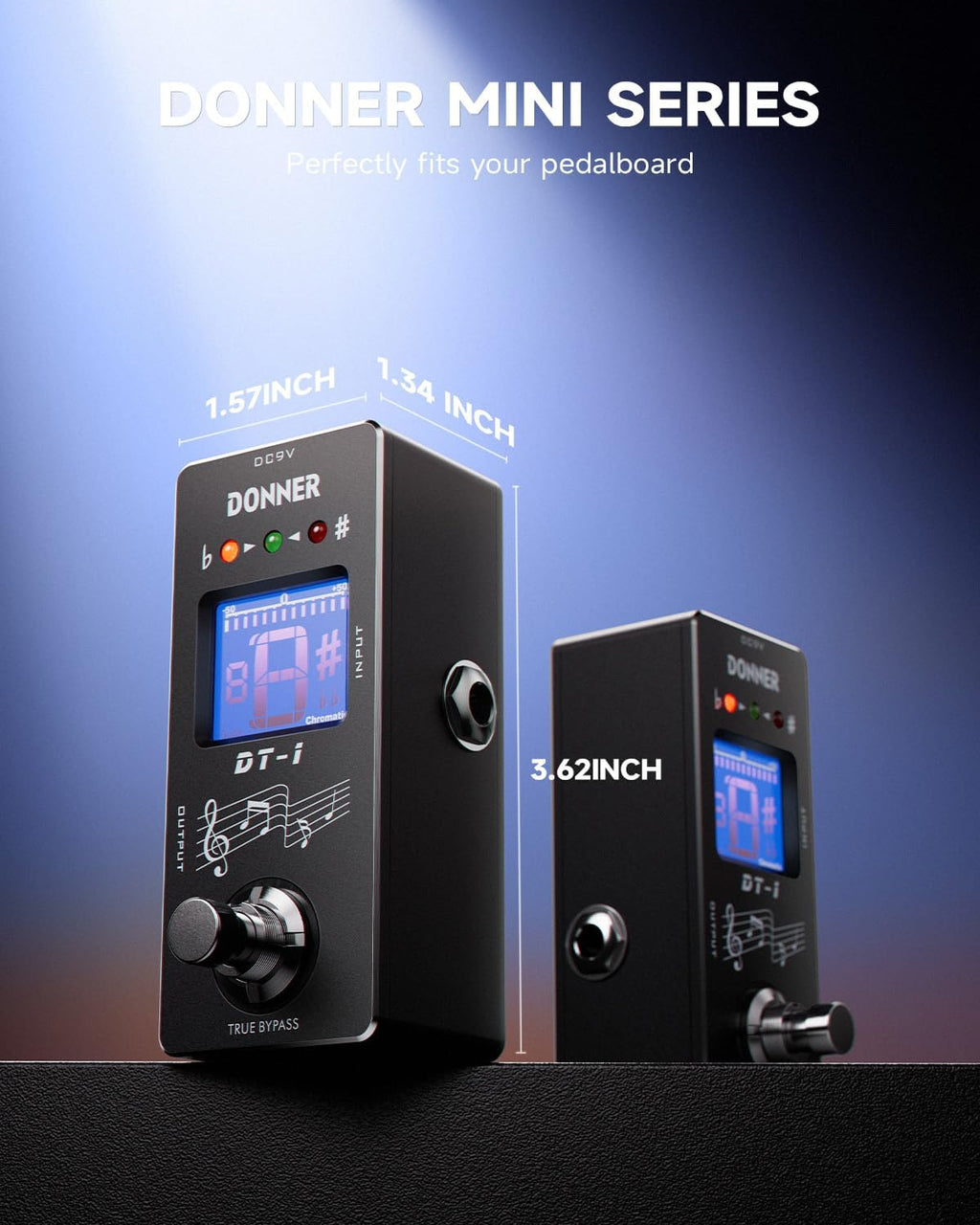 Guitar Tuner Pedal with Wah Effect X44807