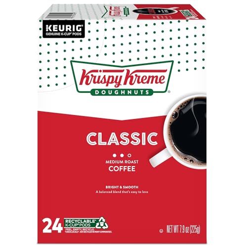 Glazed Doughnut Flavored Medium Roast Coffee K-Cup Pods, 72 Count F481