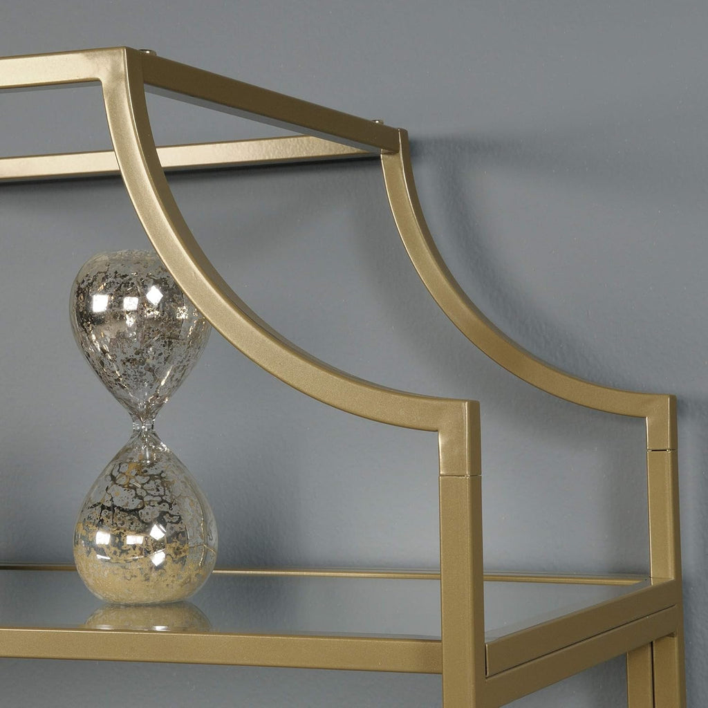 Gold Bookcase S5957