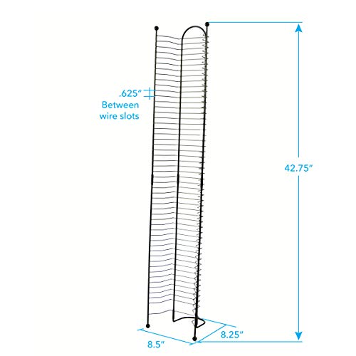 32 Blu-Ray Rack, Space Saving Modern Design, Durable Steel V4844